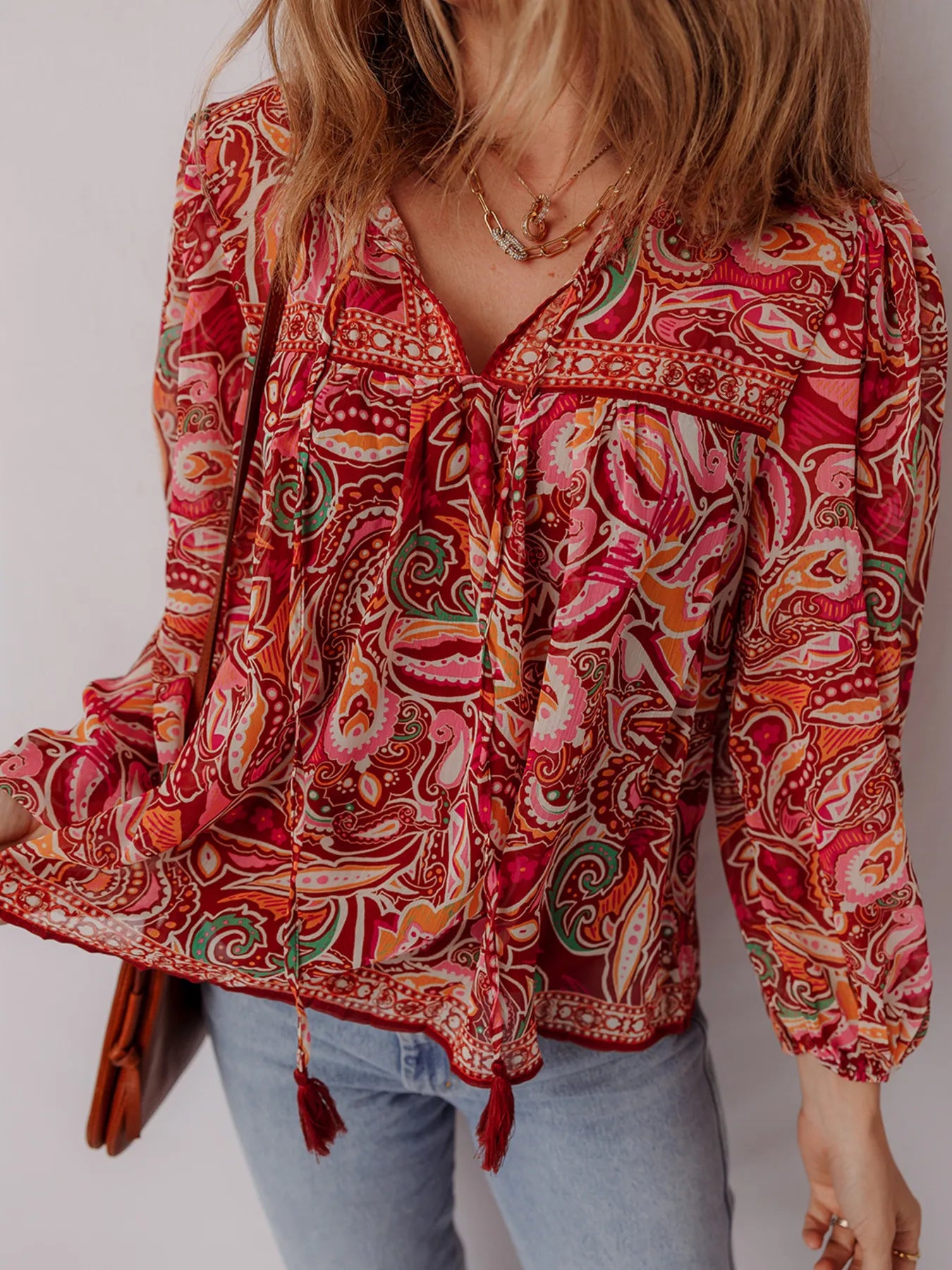 Tassel Puff Top