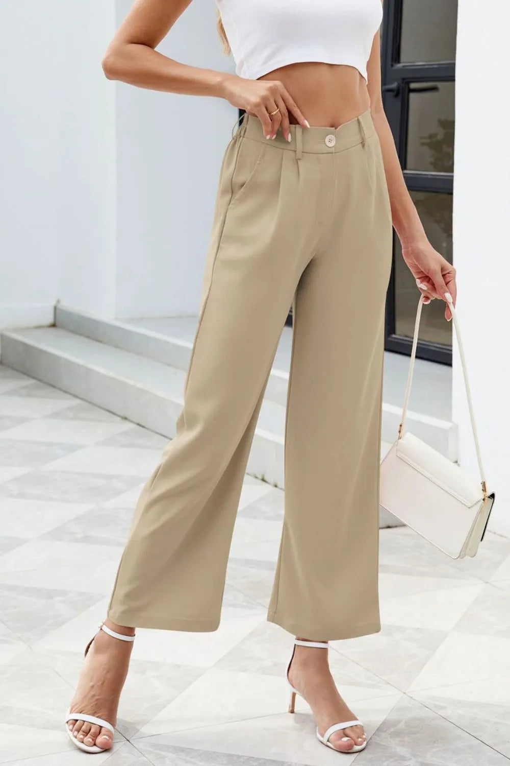 High Waisted Smart Pants