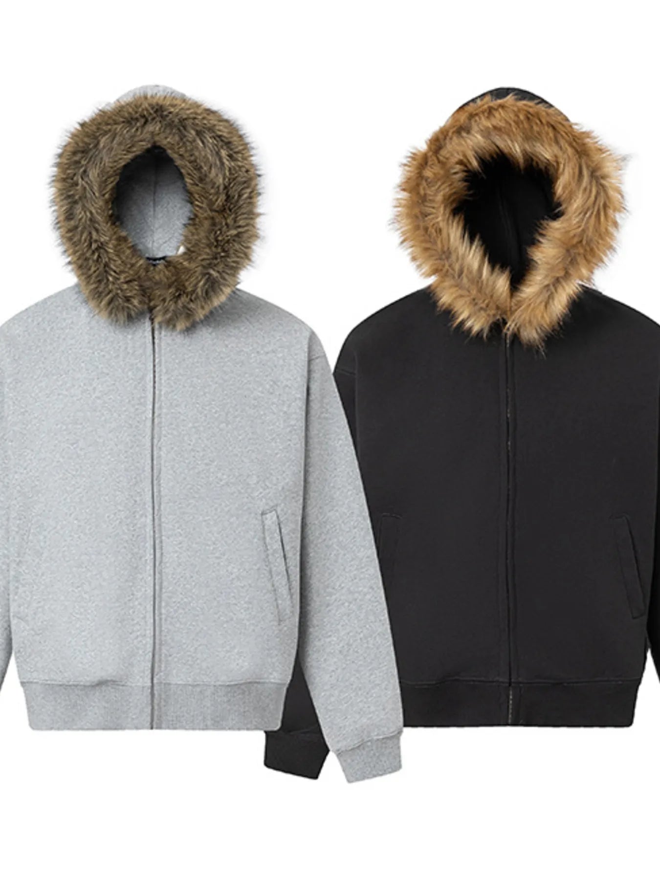 Fur Trim Coat