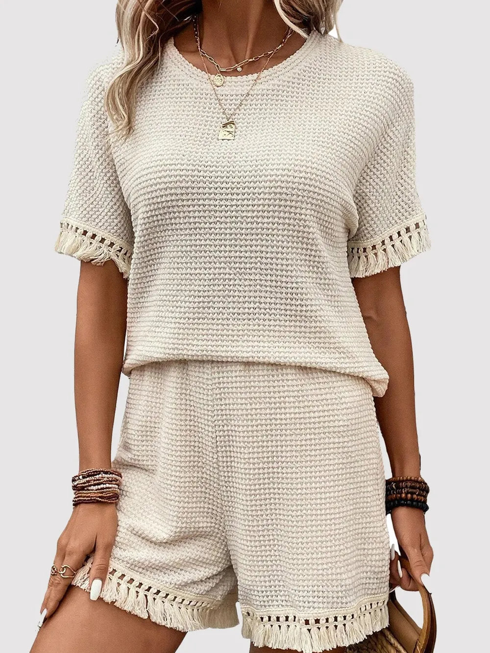 Tassel Top and Shorts
