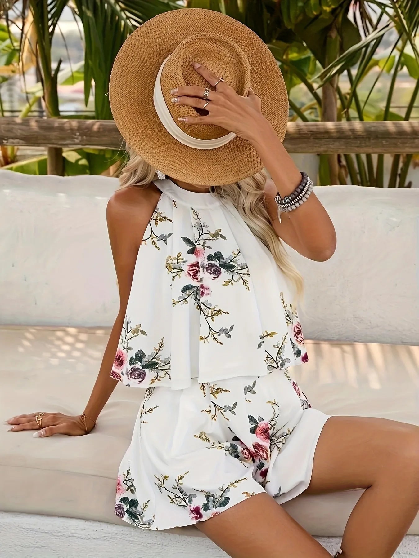 Floral-Print Summer Set