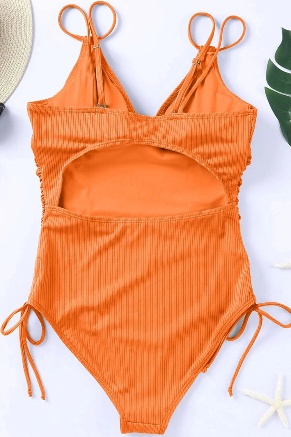 Plunge Orange One Piece