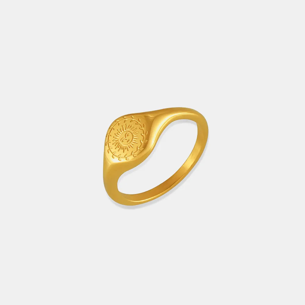 Sun Ring Gold-Plated