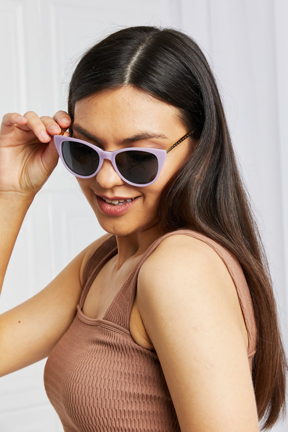 Cat-Eye Frame Sunglasses