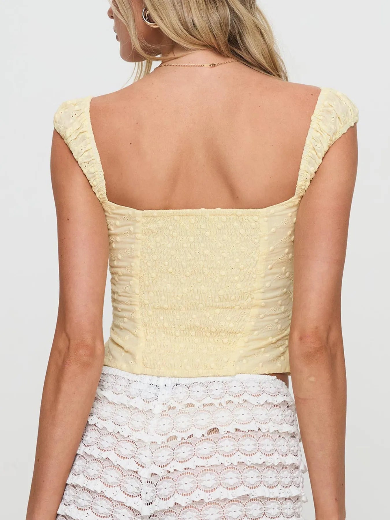 Smocked Square Top