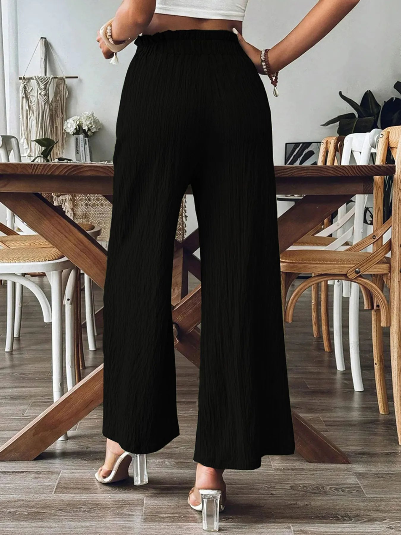 Textured Boho Pants