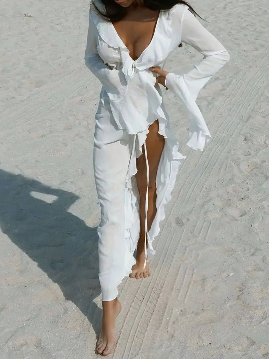 Ruffled Cover Up