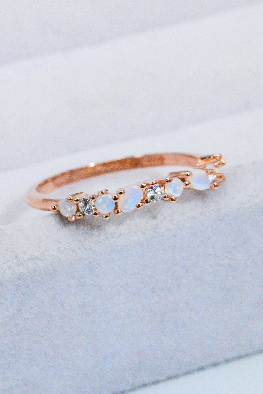 Moonstone Zircon Beauty Ring