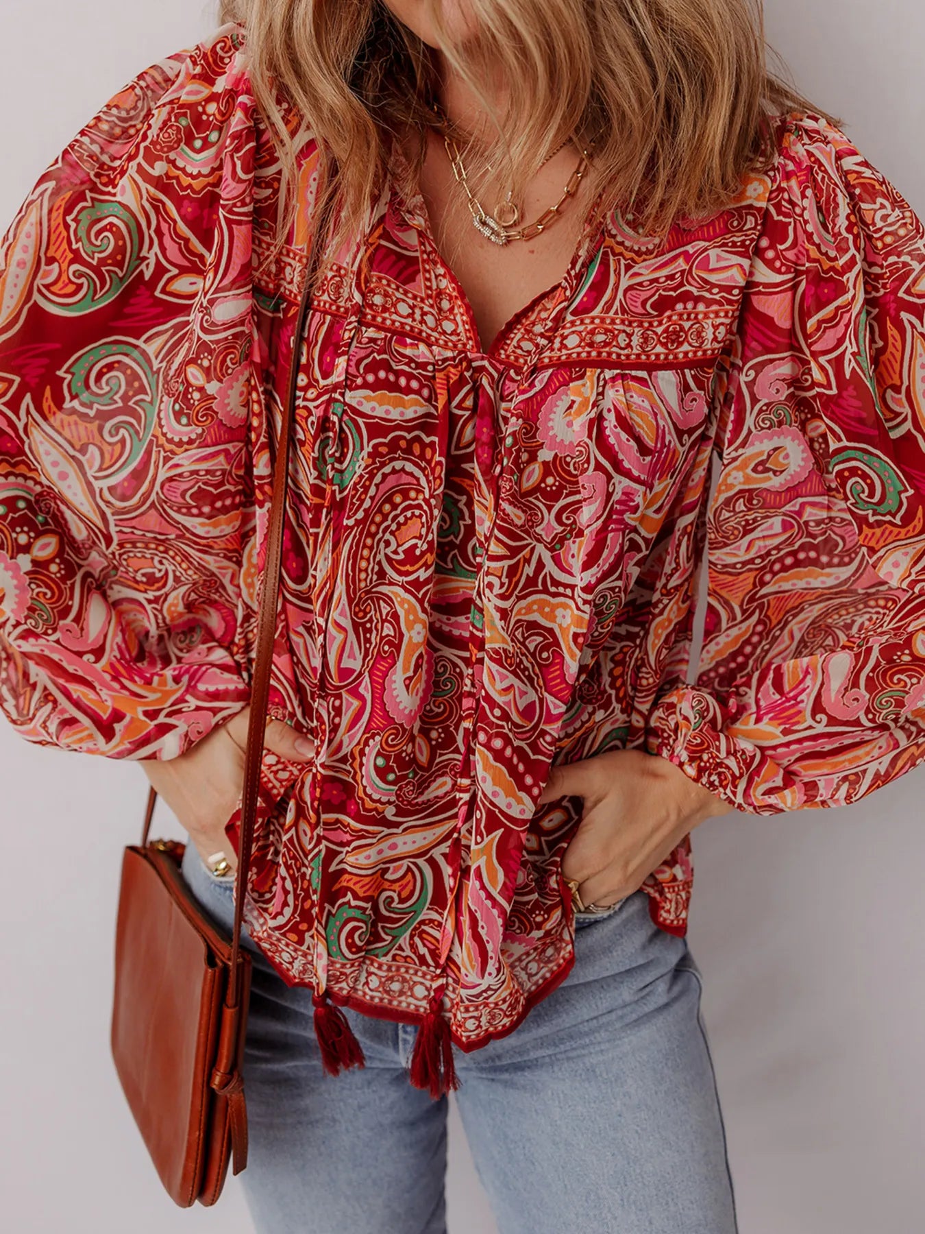 Tassel Puff Top