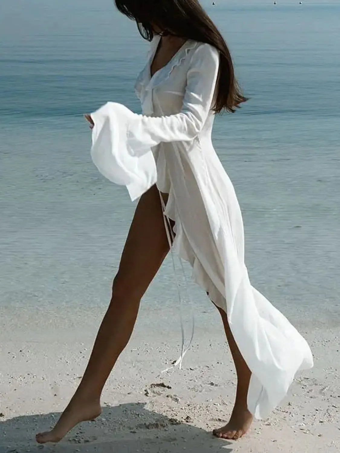 Ruffled Cover Up