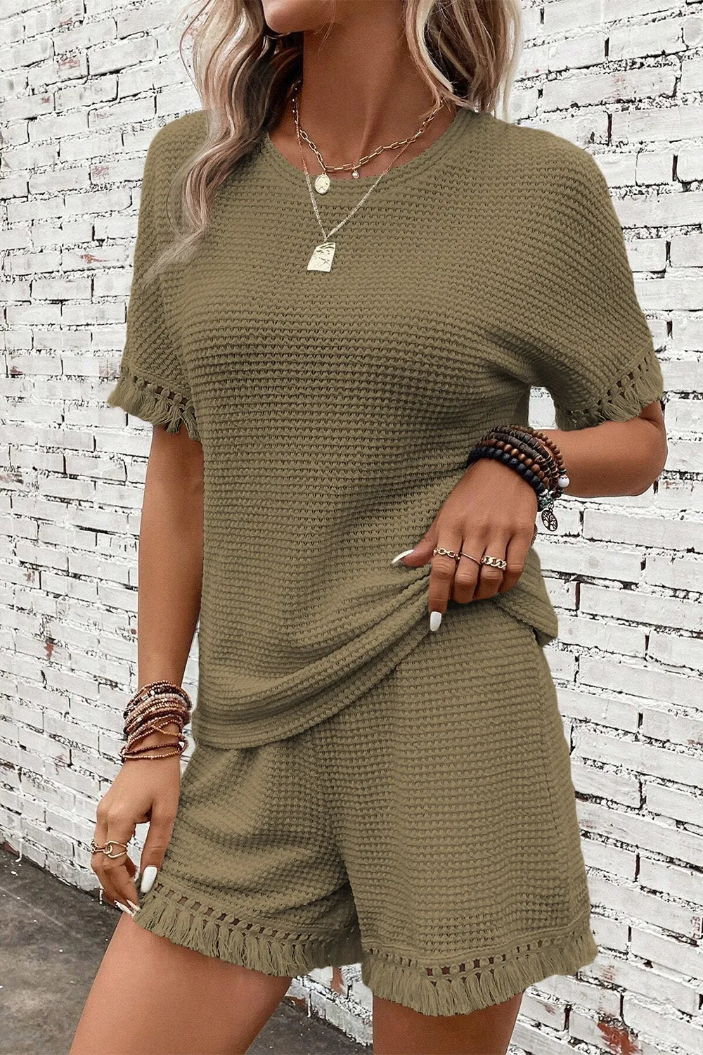 Tassel Top and Shorts