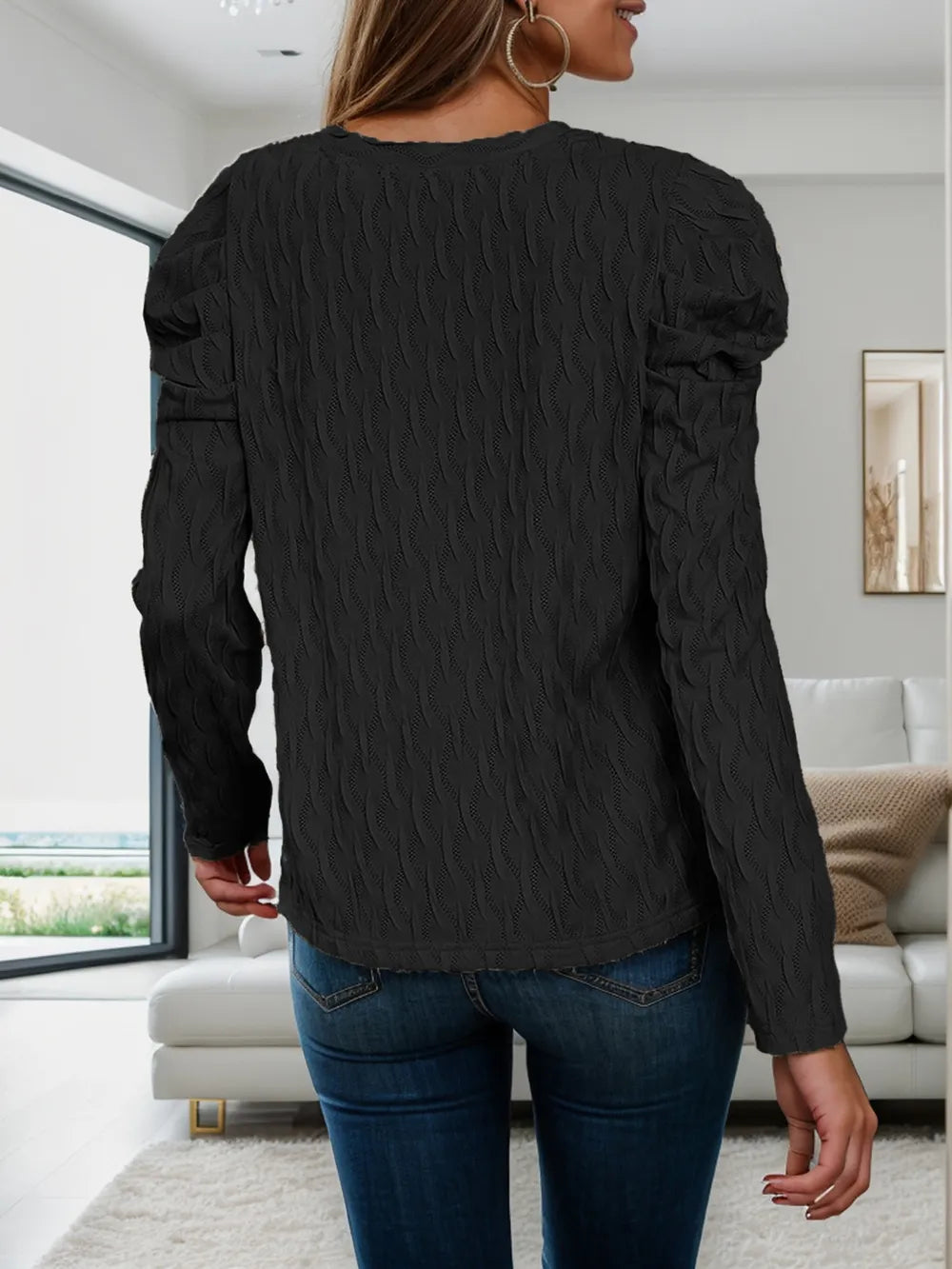 Puff-Sleeve Top