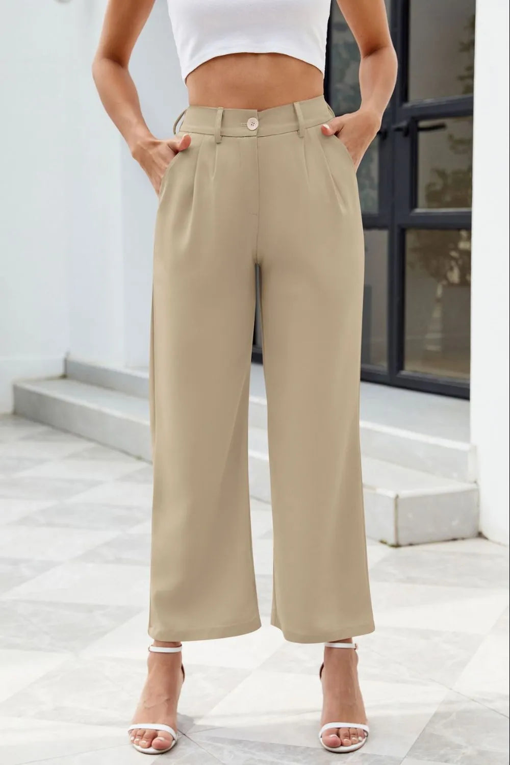 High Waisted Smart Pants