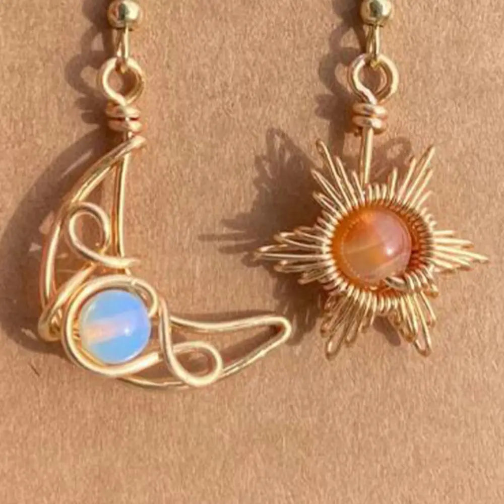 Sun Moon Earrings