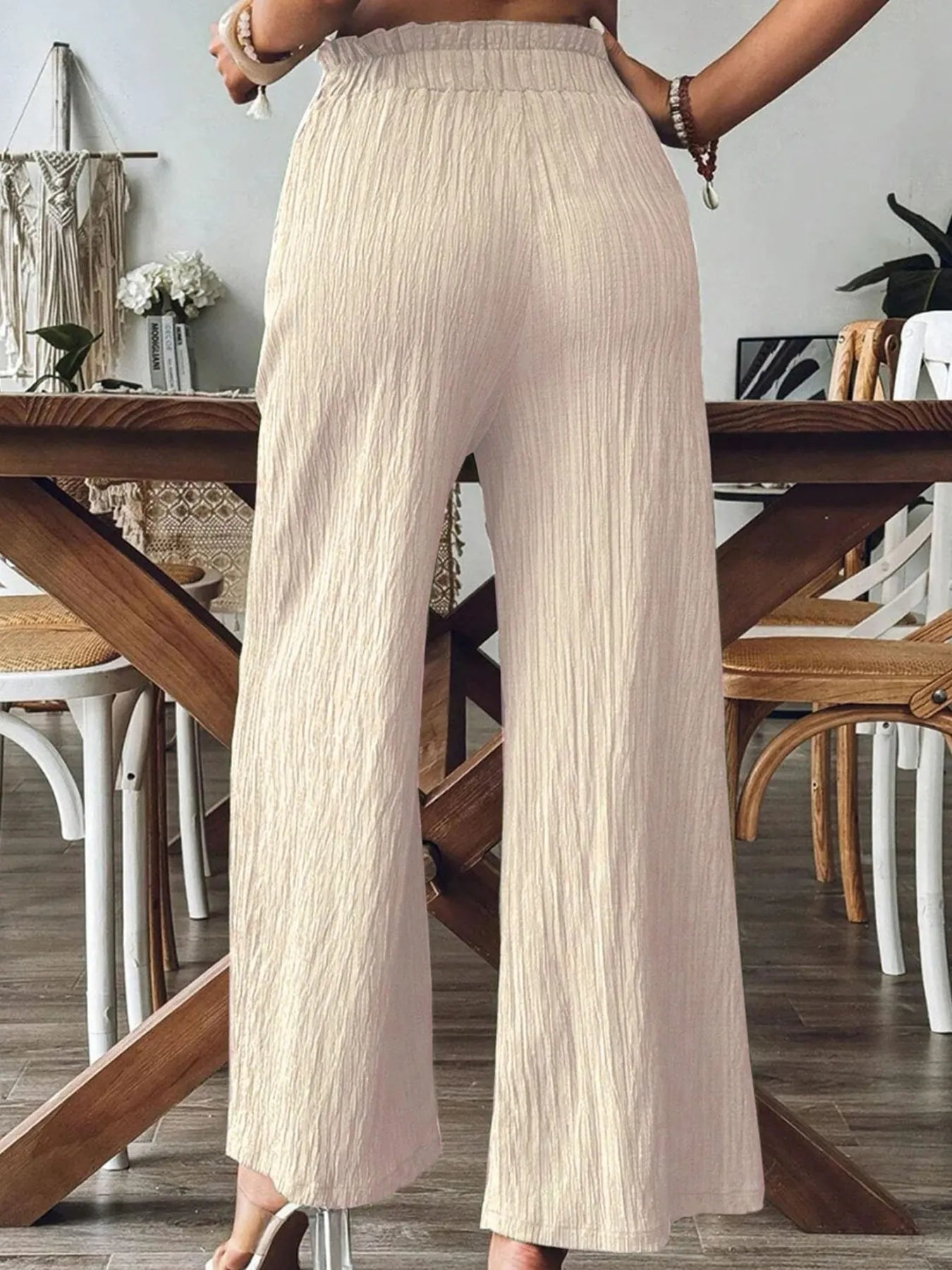 Textured Boho Pants