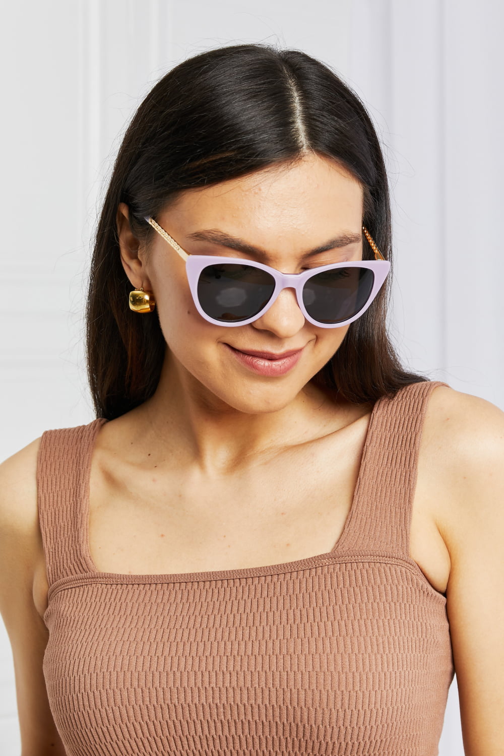 Cat-Eye Frame Sunglasses