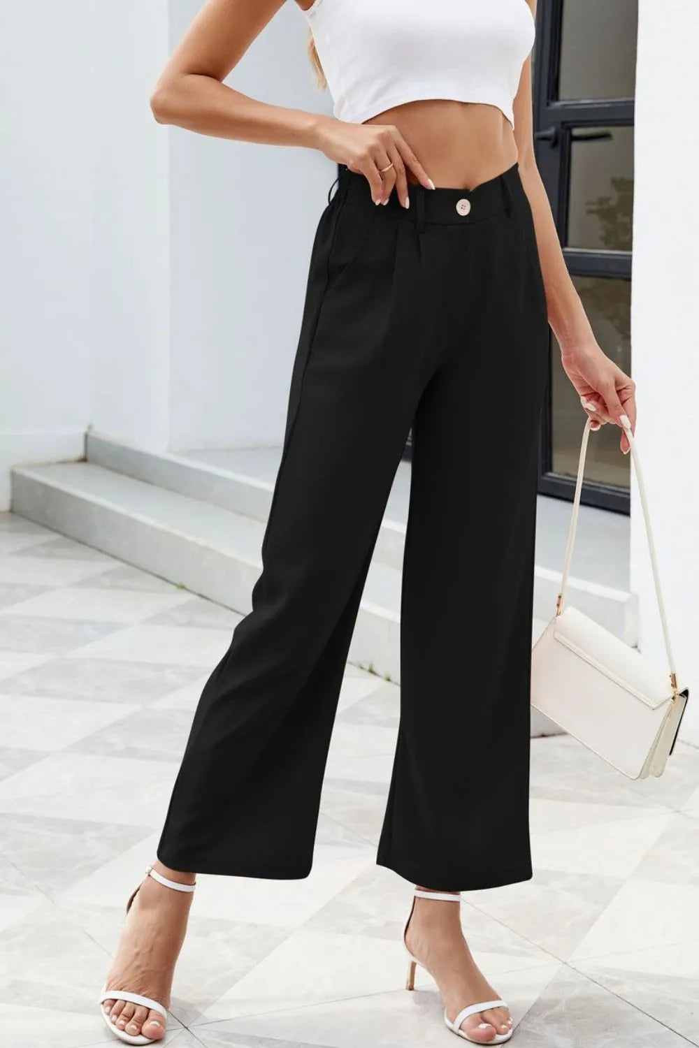 High Waisted Smart Pants