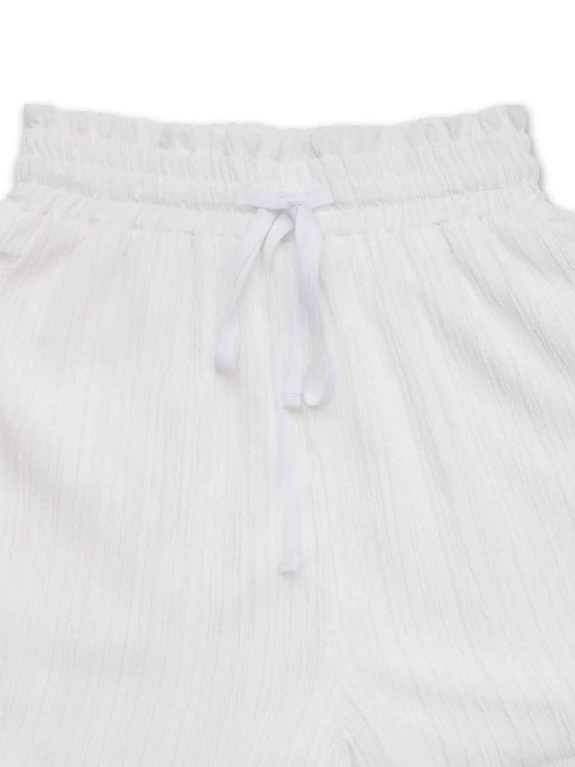 Frilly White Shorts
