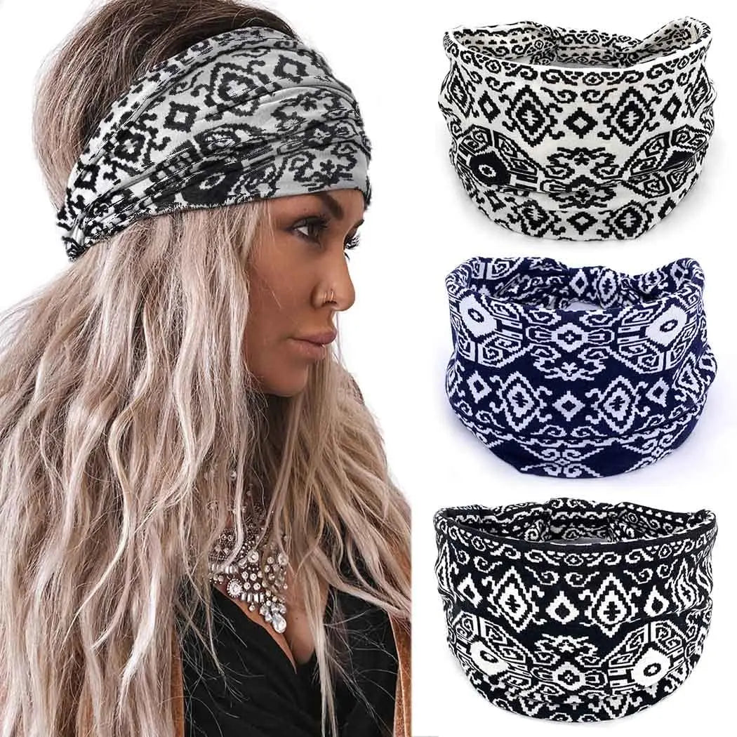 Cool Boho Headband Zebra