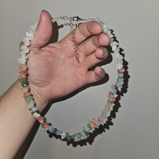 Love & Happiness Crystal Necklace