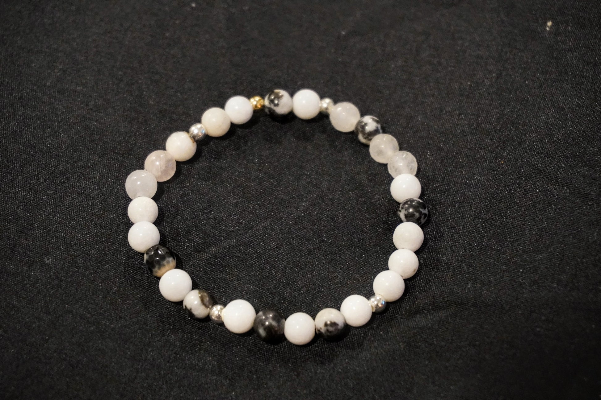 Black and White, Unique Crystal Bracelet