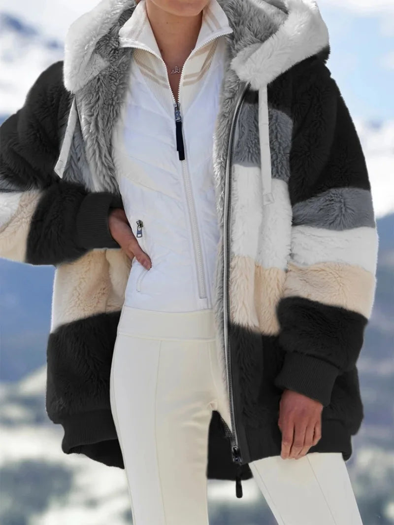 Loose Plush Coat