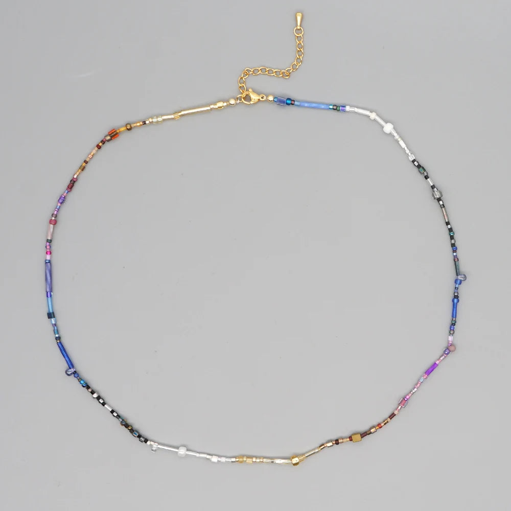 Boho Pretty Beaded Choker