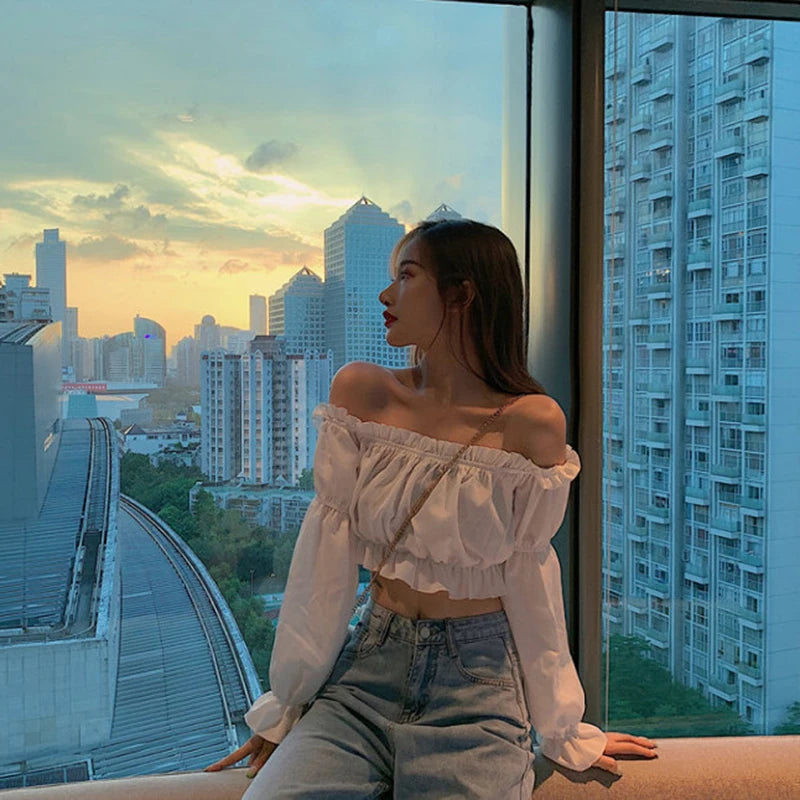 Ruffle Crop Top