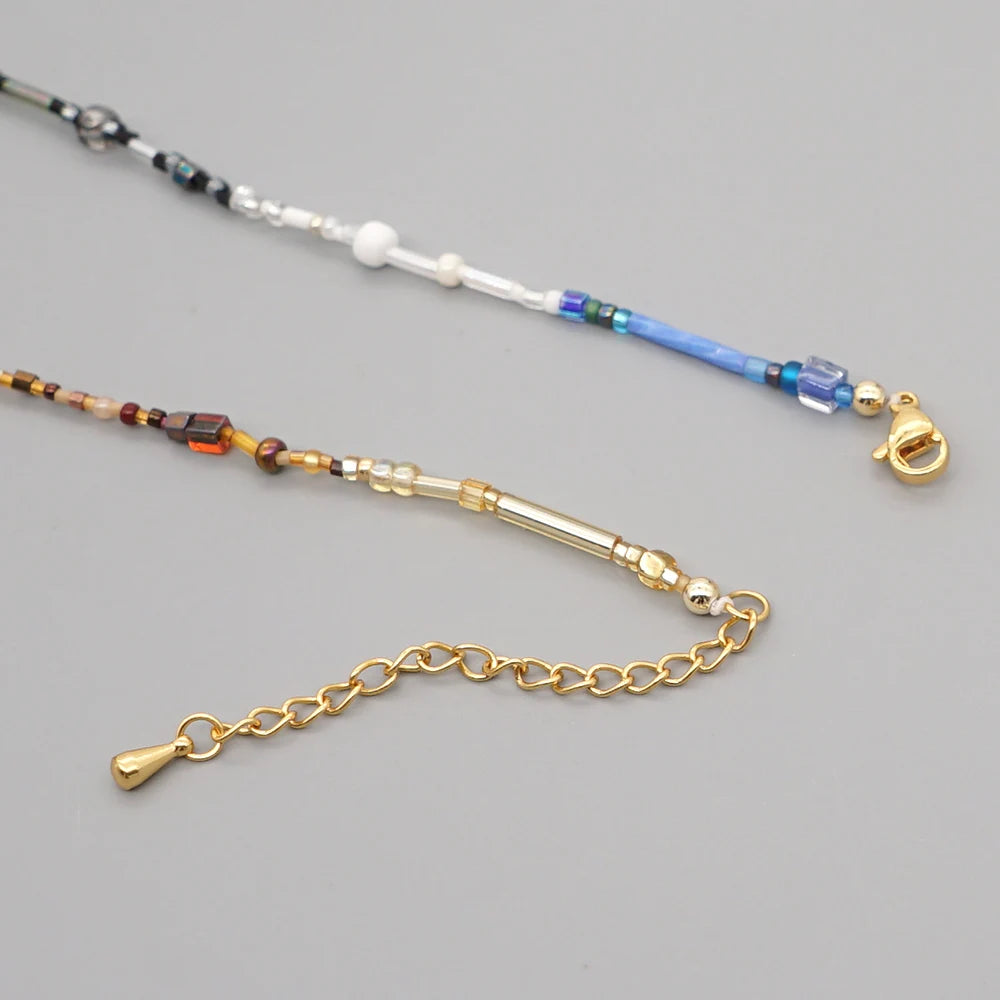 Boho Pretty Beaded Choker