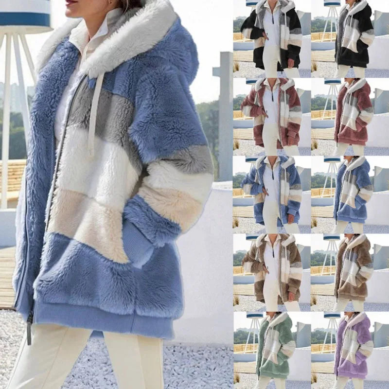 Loose Plush Coat