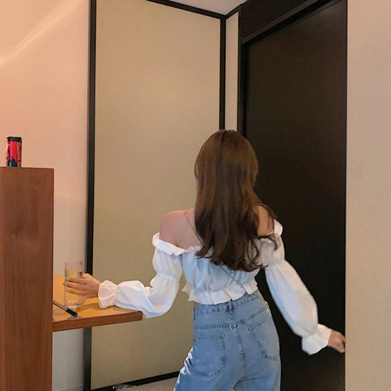 Ruffle Crop Top