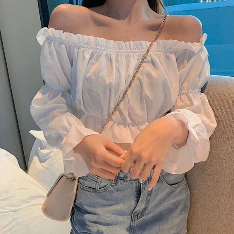 Ruffle Crop Top