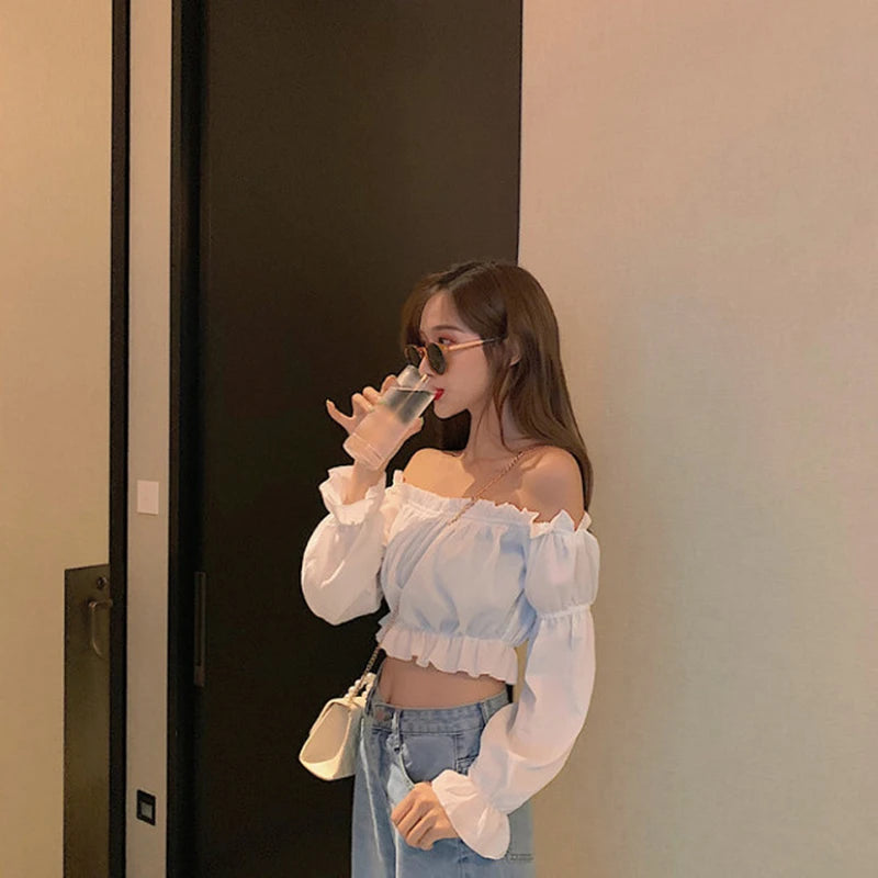 Ruffle Crop Top