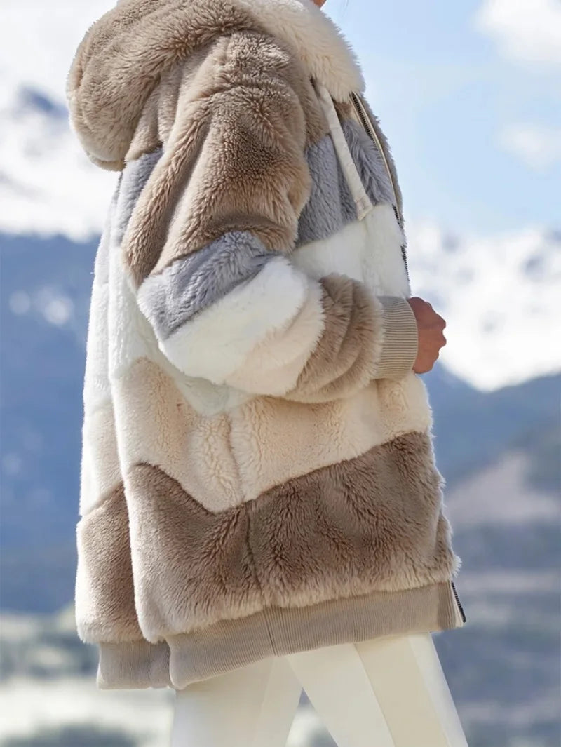 Loose Plush Coat