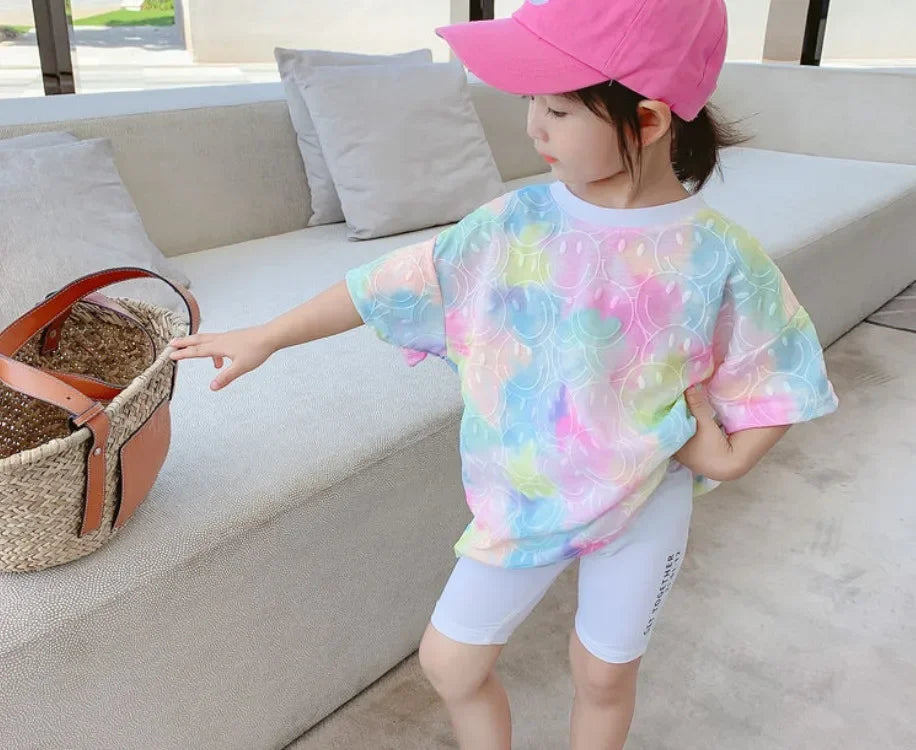 Tie Dye Smiley Top!