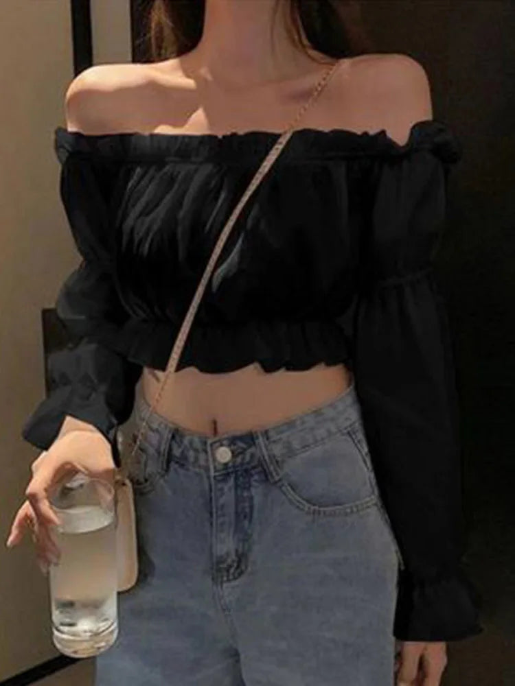 Ruffle Crop Top