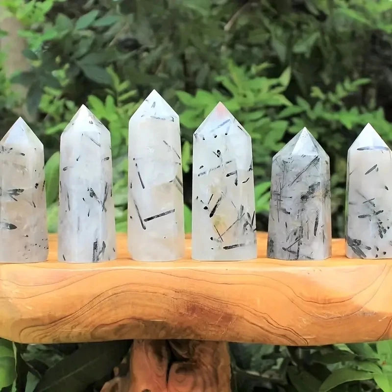 Tourmaline Quartz Crystal Tower 1 PC