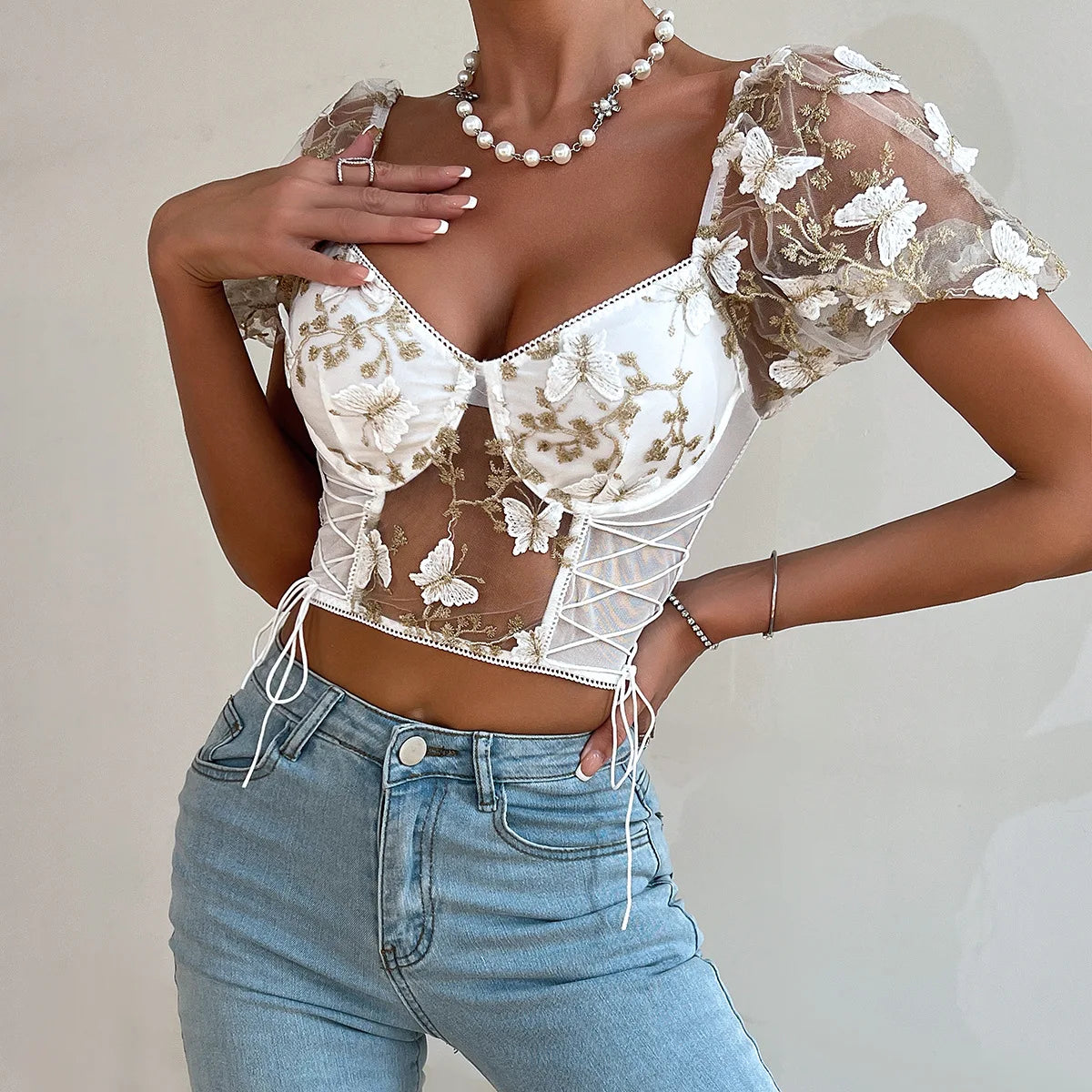 Puffed Sleeve Top