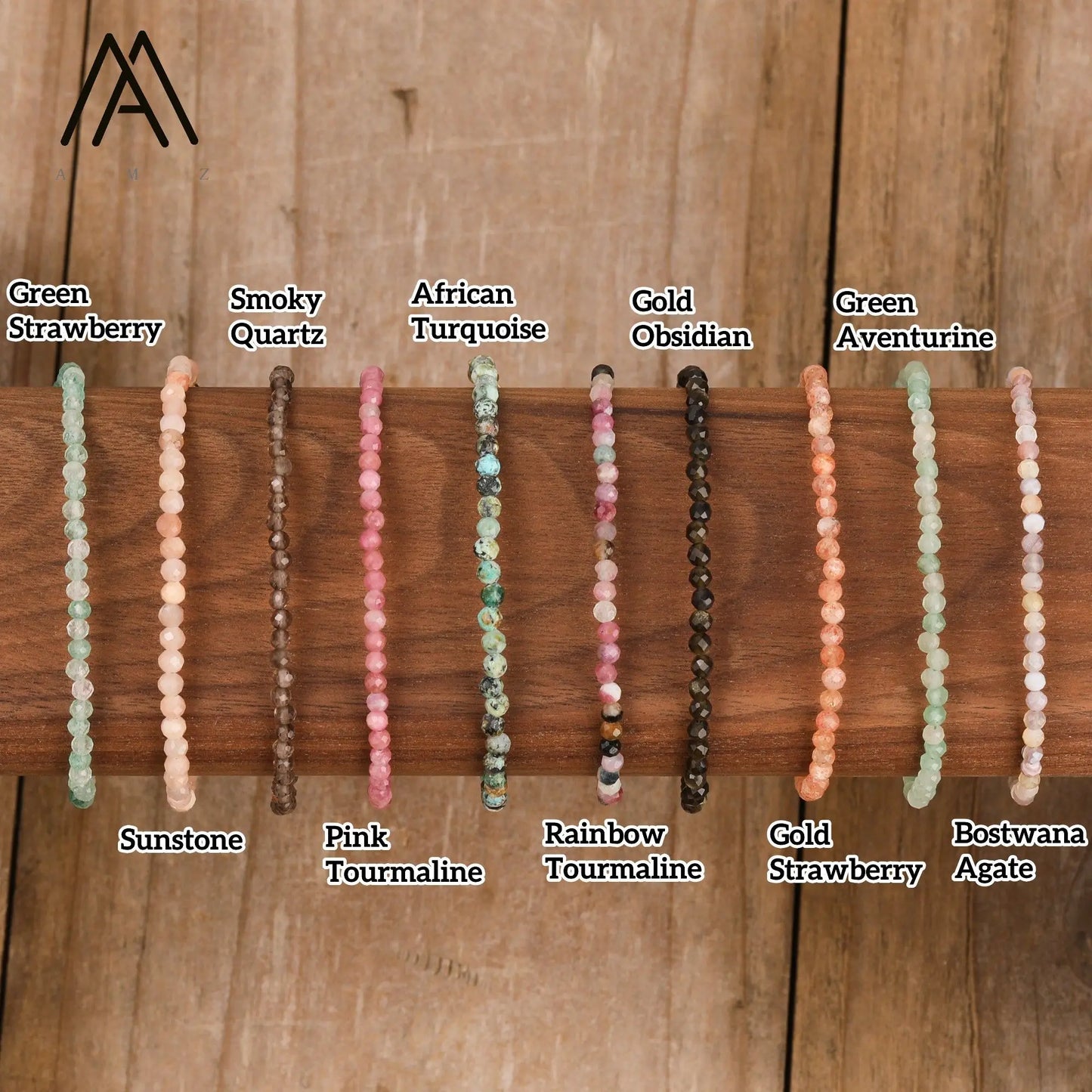 Various Real Crystal Bracelets