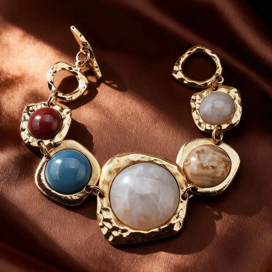 Bohemian Gold-Plated Bracelet