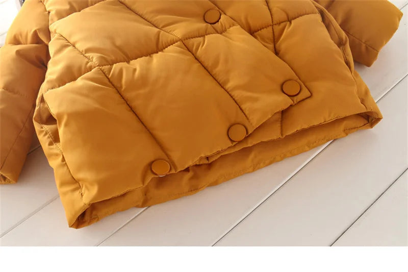 Hooded Fur Kid's Coat