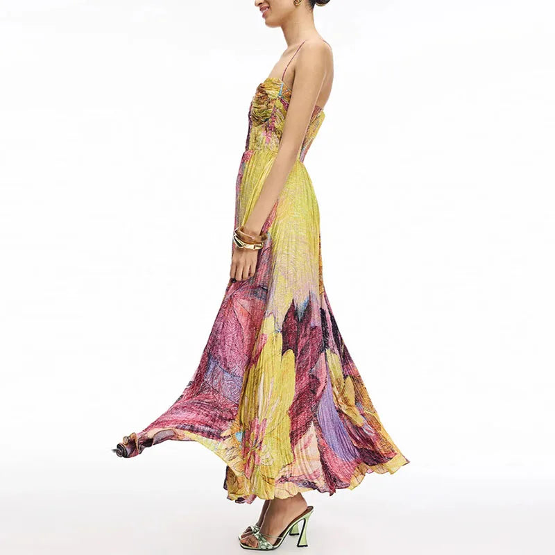 Elegant Pleated Dress