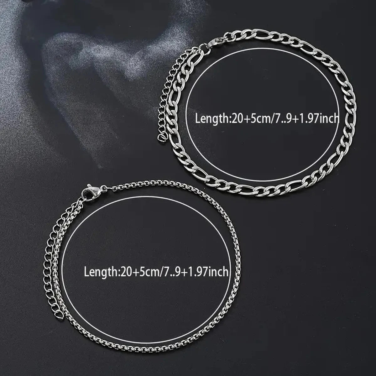 2 Silver Bracelets