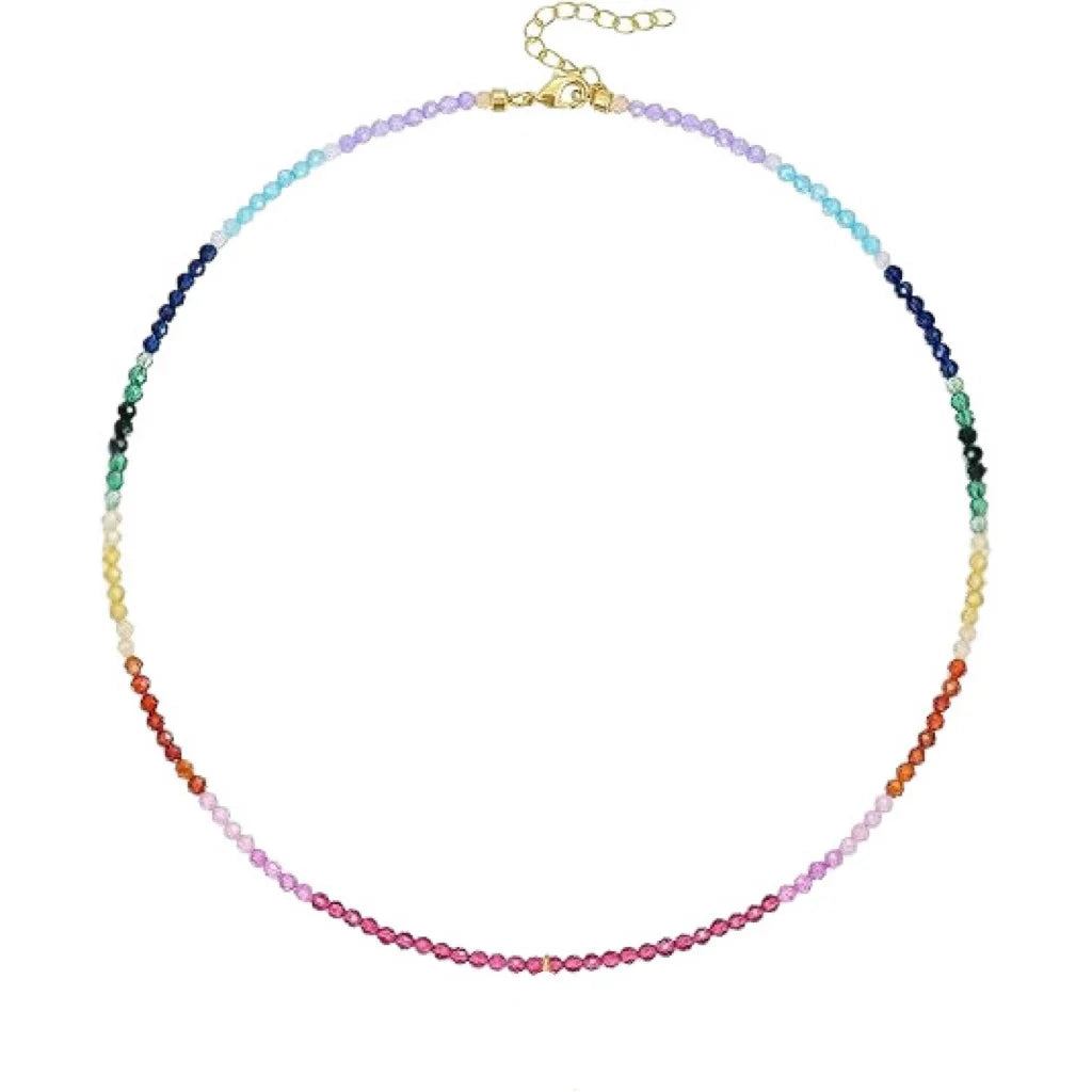 Beaded 14K Gold Plated Necklace