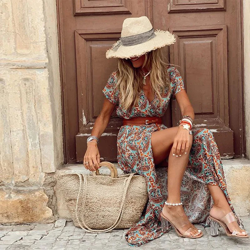Boho-Style Maxi Dress