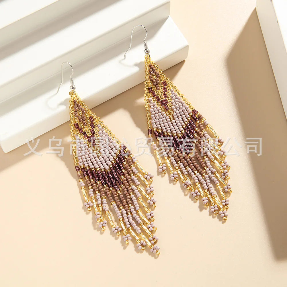 Handwoven Swallowtail Earrings
