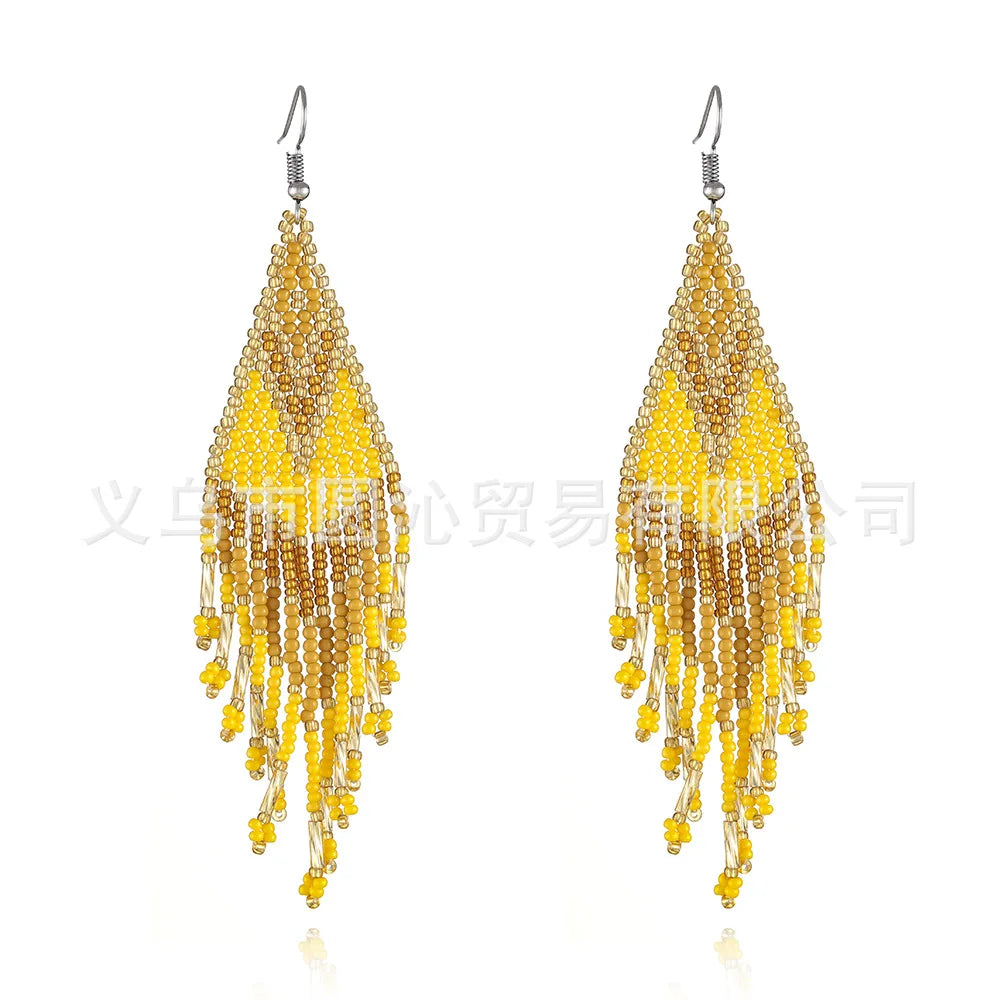 Handwoven Swallowtail Earrings