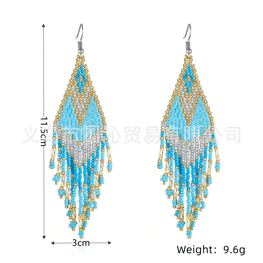 Handwoven Swallowtail Earrings