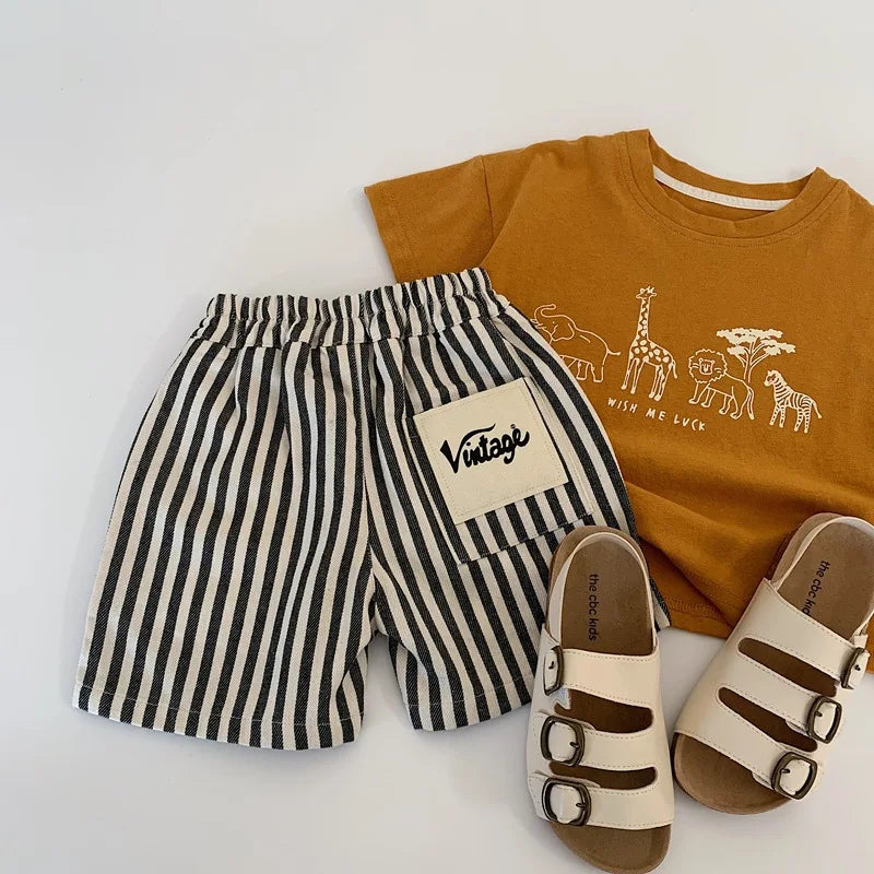 Striped Vintage Shorts