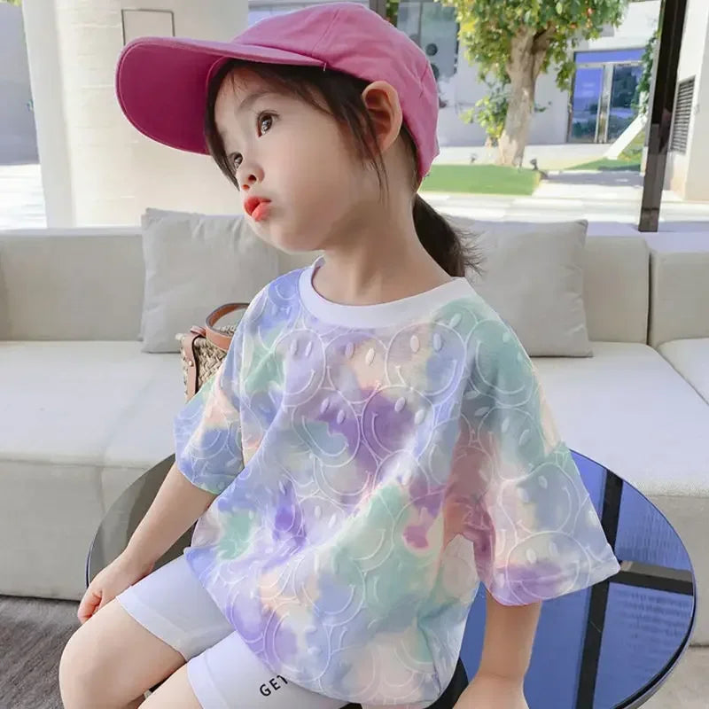 Tie Dye Smiley Top!